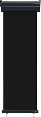 Obrázok produktu pre vidaXL Balkónová bočná markíza 65x250 cm čierna