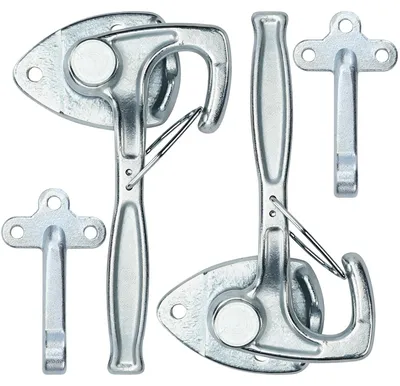 Productafbeelding van Boordwandsluiting aanhanger set van 2, verzinkt staal, robuust en veilig