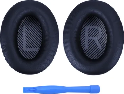 Produktbild von Ersatz Ohrpolster für Bose QC35/QC35 II - Memory PolyurethanOhrpolster - Blau