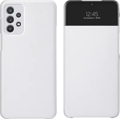 Zdjęcie produktu dla Samsung Smart View Wallet Cover für Galaxy A32(5G) weiß EF-EA326PWEGEE