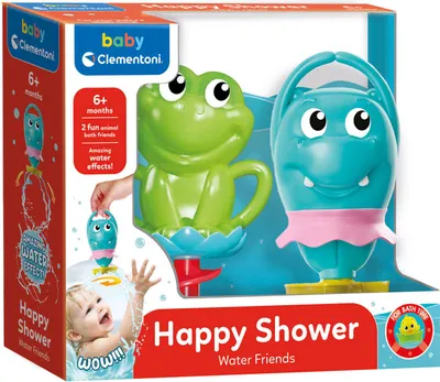 Immagine prodotto di Baby Clementoni 17444 - I miei primi amici del bagnetto, gioco da bagno