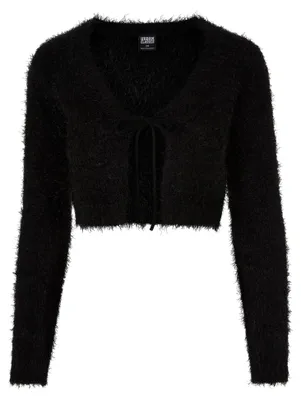 Produktbild von Urban Classics - Strickjacke Vorne gebunden für Damen TN938 (XXL) (Schwarz)