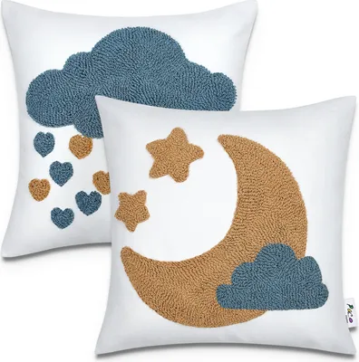 Produktbild von 2er Set Kissenbezug 45x45 Kissen Kissenhülle Couch Kinder verschiedene Motive