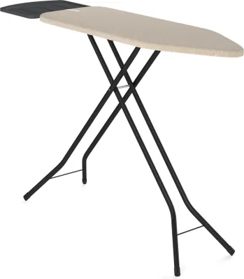Produktbild von Wasophoogte® Bügelbrett – Mit Bügelbrett-Dampfgenerator-Plateau – 122x43 cm – Robust und stabil – Höhenverstellbar – s Bügelerlebnis – Farbe: Beige