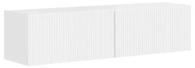 Image de vidaXL Meuble TV mural 2 pcs Blanc brillant 60 x 31 x 29,5 cm