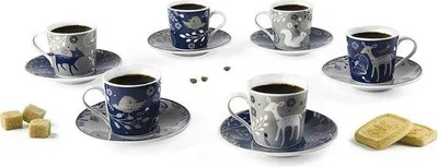Produktbild von Kaffeebecher, Kaffeetassen, Espresso-Tassen - Tassen - Cappuccino-Tassen / SET 6