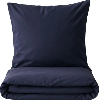 Produktbild von Microfaser Bettwäsche 135x200/80x80cm RV Navy-Blau