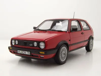 Produktbild von Norev 188438 VW Golf 2 GTI 1990 rot 1:18