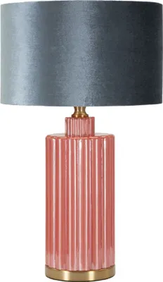 Image de Lampe de table Mauro Ferretti Helenenturm E27 Ø 40x70 cm rouge bleu