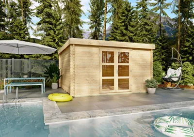 Produktbild von Gartenhaus Kansas I 4,00x4,00 m