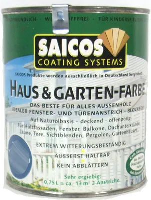 Produktbild von 0,75 Liter Saicos Haus und Garten Farbe 2510 königsblau