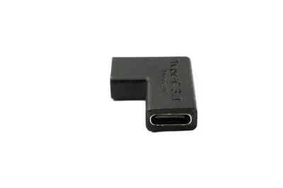 Immagine prodotto di Adattatore USB 3.1 da presa di tipo C a cavo angolare nero