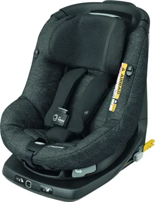 Produktbild von Maxi-Cosi AxissFix Air Autositz, 360° drehbarer Kindersitz mit ISOFIX und Liegeposition, nutzbar ab ca. 4 Monate-4 Jahre (61-105 cm), Nomad Black
