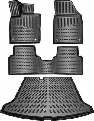 Produktbild von Gummimatten & Kofferraumwanne Set für VW ID.3 2020 Standard Ladeboden (Passt nicht in Variablen Ladeboden)