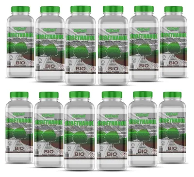 Produktbild von Bioethanol Waldduft 96,6% 12L für Kamin Universal Rauchfrei und Rußfrei GiDeli