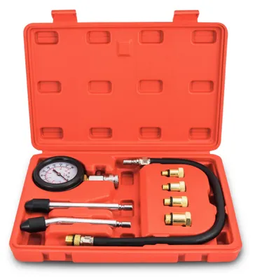 Kompressions-Prüfer Benzin-Motoren PKW LKW 0-20 Bar Meßgerät Druckverlust-Tester – Produktansicht