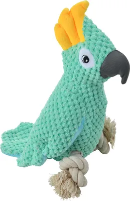 Image de Jouet peluche Pablo le perroquet corde pour chien