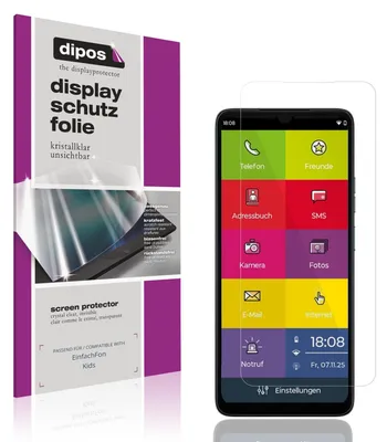 Immagine prodotto di 4x Pellicola Protettiva per EinfachFon Kids Protezione Schermo Claro Display dipos