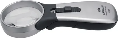 Produktbild von SCHWEIZER Handleuchtlupe Tech-Line CLASSIC Vergr.4x LED Linsen-D.55,0mm - 90442