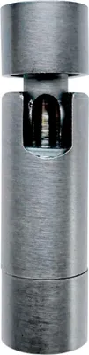 Immagine prodotto di Creative-Cables Snodo orientabile in Metallo – (Titanio satinato, lunghezza 6 cm, diametro 1,6 cm) – Per estensioni e regolazioni