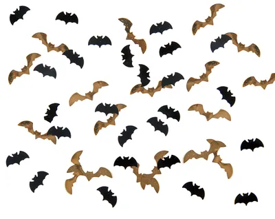 Immagine prodotto di Coriandoli pipistrelli circa 15 g Coriandoli da tavola nero/oro