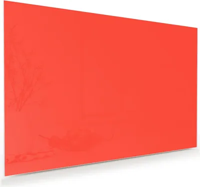 Produktbild von Glasbild 90x60cm in XXL für Wohnzimmer, Schlafzimmer Motiv Roter Hintergrund II