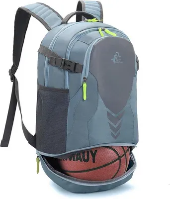 Productafbeelding van Famanu sportrugzak, 35 liter, met apart vak voor ballen - zwart