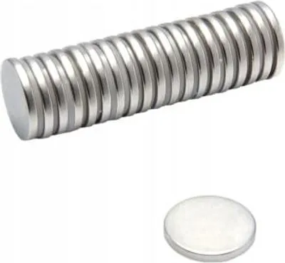 Obrázek produktu pro Magnet Neodymový Válcový MW 17x2 [mm] N38 100 ks
