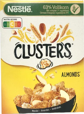 Image de Nestlé 4742688003 Muesli aux amandes Nestlé Clusters 325,0 g