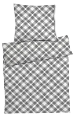 Produktbild von 4er Mikrofaser Seersucker Bettwäsche Bettzeug Reißverschluss 135x200cm