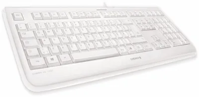 Produktbild von CHERRY KC 1068 - Tastatur - USB - QWERTZ - Deutsch - Grau, weiß