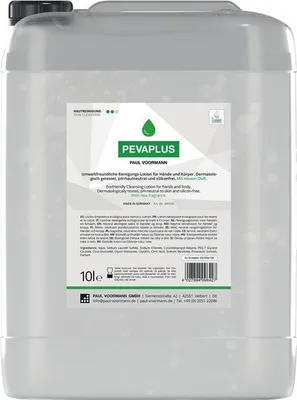 Immagine prodotto di Detergente per mani PEVAPLUS 10 l senza silicone, pH neutro per la pelle