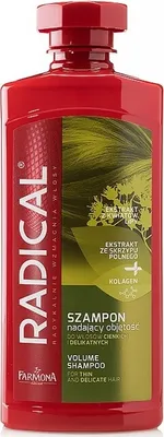 Zdjęcie produktu dla Radical Szampon do Włosów Cienkich i Delikatnych Nadający Objętość 400 ml