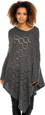 Produktbild von PeeKaBoo Damen elegant Poncho Taschen Graphit universal