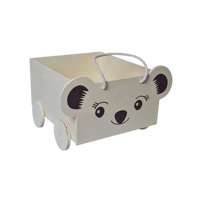 Produktbild von Holzwagen - Koala - 34 x 30 x 20,5 cm