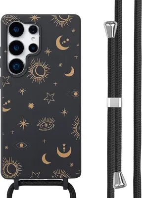 Image de imoshion Étui en silicone avec cordon pour le Samsung Galaxy S25 Ultra - Noir ciel