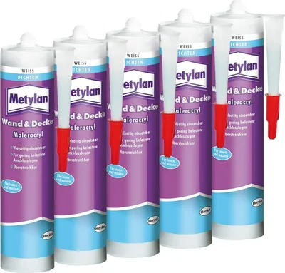 Produktbild von Metylan Wand & Decke Maleracryl, Kartusche, 5x300ml