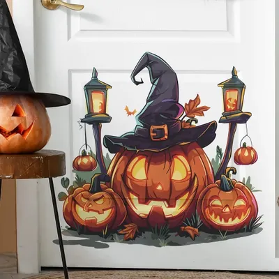 Immagine prodotto di Adesivo da parete Pumpkins per Halloween KP34625