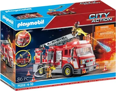 Produktbild von PLAYMOBIL Feuerwehrauto Lichter Sound 71233