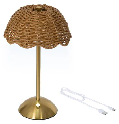 Image de Lampe de table LED rechargeable Ø 17,5 x H 30 cm