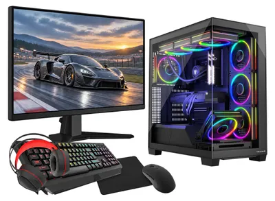 Productafbeelding van VIST Stellar Ryzen 7 8700F, RTX 5060, 32GB RAM, SSD 1TB, Wi-Fi, LCD 24, 180Hz, Windows 11