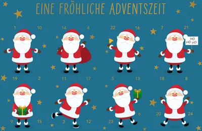 Produktbild von Advent - Glückwunschkarte im Format 11,5 x 17 cm mit Briefumschlag