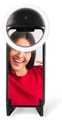 Productafbeelding van Ringlamp voor selfies, oplaadbaar, KSIX 3W