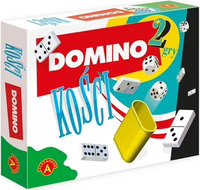 Zdjęcie produktu dla ALEXANDER 2 gry Domino + Kości 1385