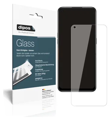 Zdjęcie produktu dla 2x Folia ochronna dla Oppo A55s - Folia antywstrząsowa 9H z plastikowego szkła dipos Glass