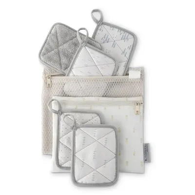 Immagine prodotto di Norwex struccante bifacciale, 5 pezzi, 10 x 13 cm e cestino