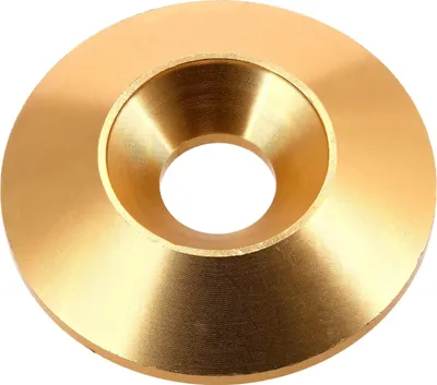 Produktbild von Senkscheibe M8 8,5x32x5,9mm Aluminium, Gold eloxiert