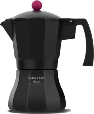 Immagine prodotto di Caffettiera italiana Taurus KCP9009I 9T nero acciaio inox alluminio 9 tazze