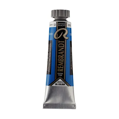 Produktbild von Rembrandt Ölfarbe Tube 15 ml Phthaloblau Grünlich 576