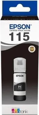 Obrázok produktu pre Epson 115 EcoTank Pigment Black ink bottle, Originál, Čierna, Epson, EcoTank L8180, L8160, 1 kusov